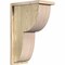 Ekena Millwork Crestline Rough Sawn Corbel w/Backplate, Douglas Fir, 8"W x 14"D x 22"H COR08X14X22CRE01RDF - alternate 1